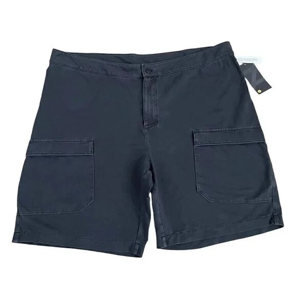 Zella Shorts Mens Black Comfort Workout Athleisure Zip Closure Organic SZ XL - Picture 2 of 12